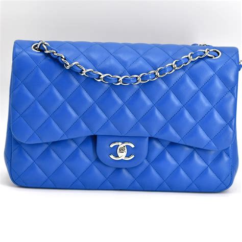 sac chanel tissu bleu|Chanel handbags outlet.